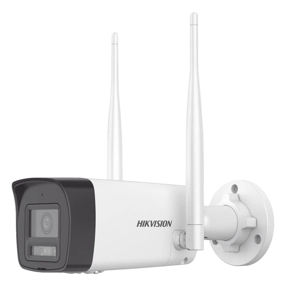 Bala IP 4 Megapixel / Lente 2.8 mm / Dual Light (30 mts IR + 30 mts Luz Blanca) / Wi-Fi / ACUSENSE /  Audio Bidireccional (Micrófono y Bocina) / IP66 / dWDR / Micro SD
