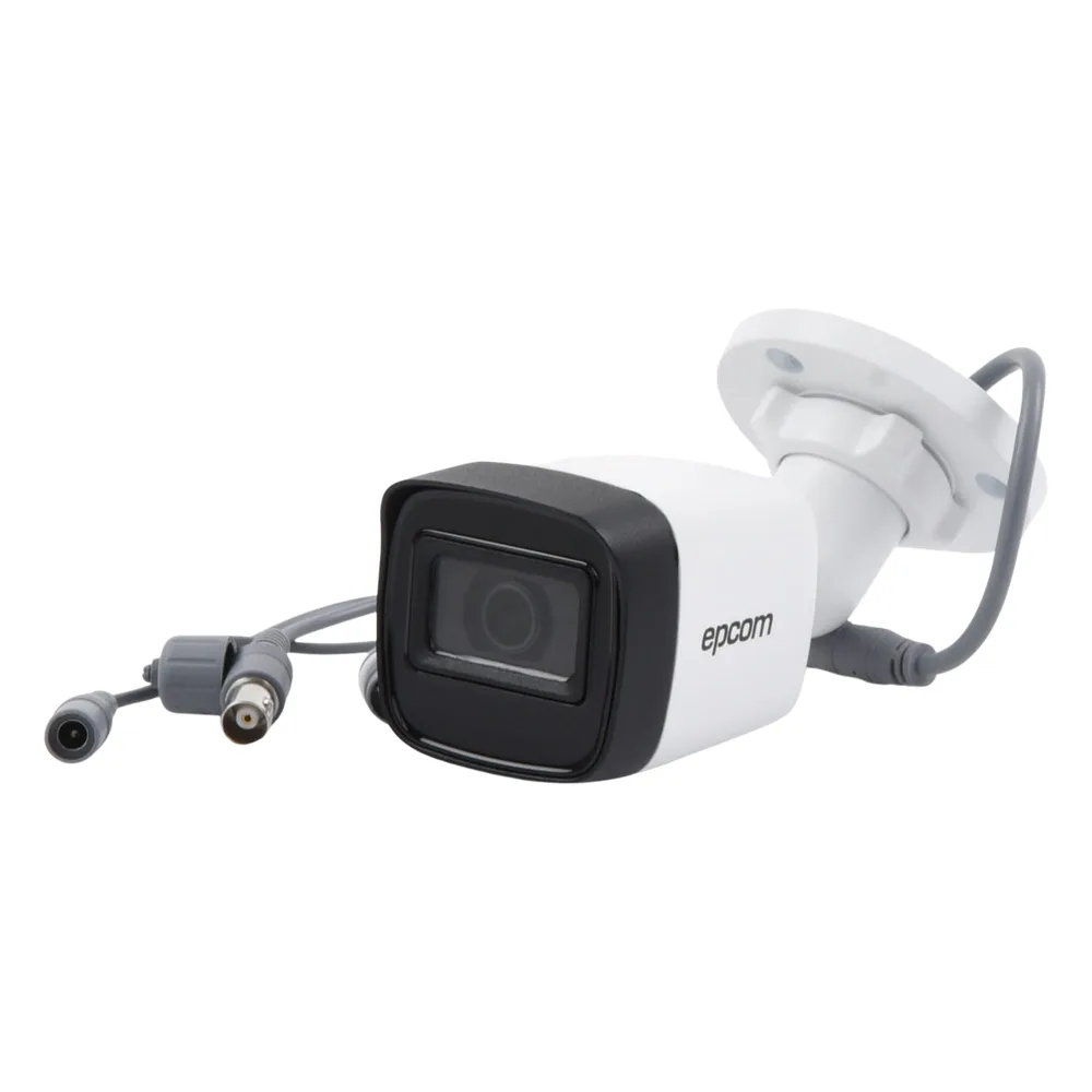 Bala TURBOHD 5 Megapixel / Lente 2.8 mm / 4 Tecnologías (TVI / AHD / CVI / CVBS) / 30 mts SMART IR EXIR / Exterior IP67 / dWDR / Metal – vista 2