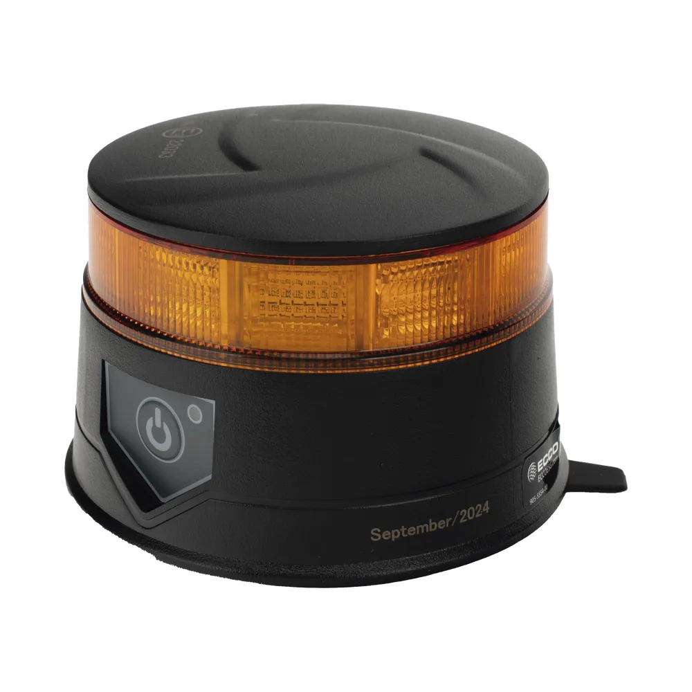 Baliza LED Recargable, Compacta y Discreta, Color Ámbar, Con Montaje Magnético y de Succión – vista 5