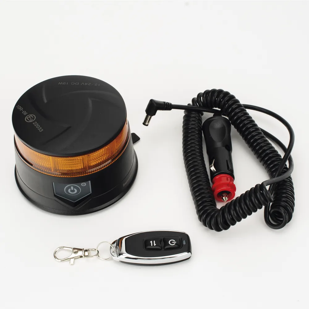 Baliza LED Recargable, Compacta y Discreta, Color Ámbar, Con Montaje Magnético y de Succión – vista 6