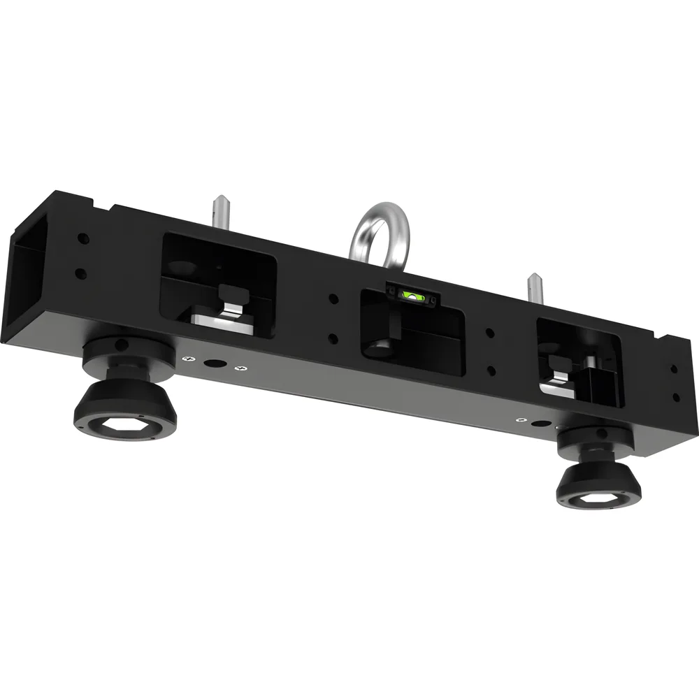 Barra Colgante LED / Instalación a Piso y Colgante / Aleación de Aluminio/ Altura Colgado 10 m / Altura Apilado 5 m / Negro – vista 2