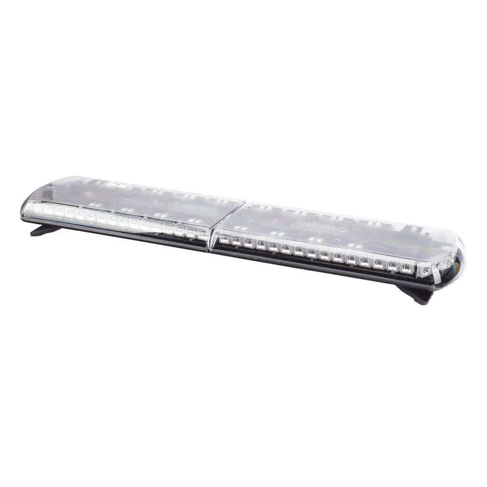 Barra de Luces de 130 LED, Serie 12 , Dual Color Frontal: Rojo/Azul/Blanco, Trasero: Rojo/Azul Ambar, 48 Pulgadas