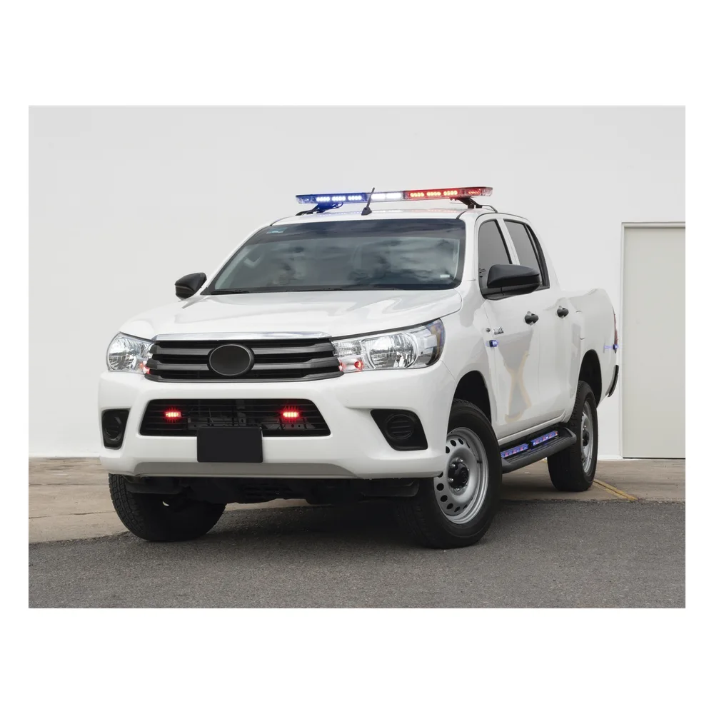 Barra de luces de 47" rojo/azul, 88 LED, con control de tráfico en color ámbar, ideal para equipar unidades de seguridad publica – vista 8