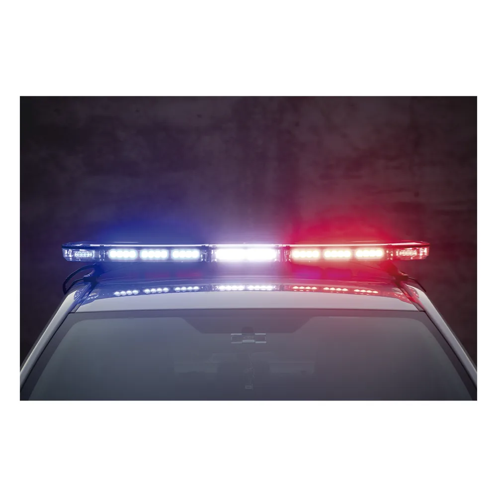 Barra de luces de 47" rojo/azul, 88 LED, con control de tráfico en color rojo/azul, ideal para equipar unidades de seguridad pública – vista 6