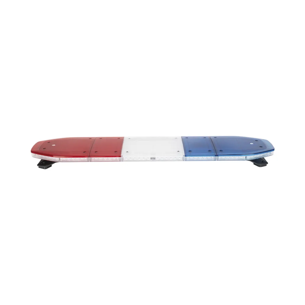 Barra de luces de 48", 216 LED, Dual Color, Programable, Rojo/Azul/Ámbar/Claro, Ideal para Equipar Unidades de Seguridad Publica con Domos Rojo, Claro y Azul