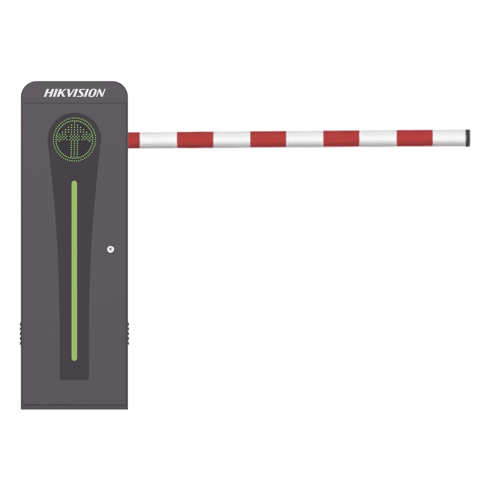 Barrera Vehicular con Brazo Abatible por Colisión 4 mts INCLUIDO / Derecha / Alto Desempeño / Brushless / Semáforo Rojo-Verde en Gabinete / Incluye 2 Controles Remotos