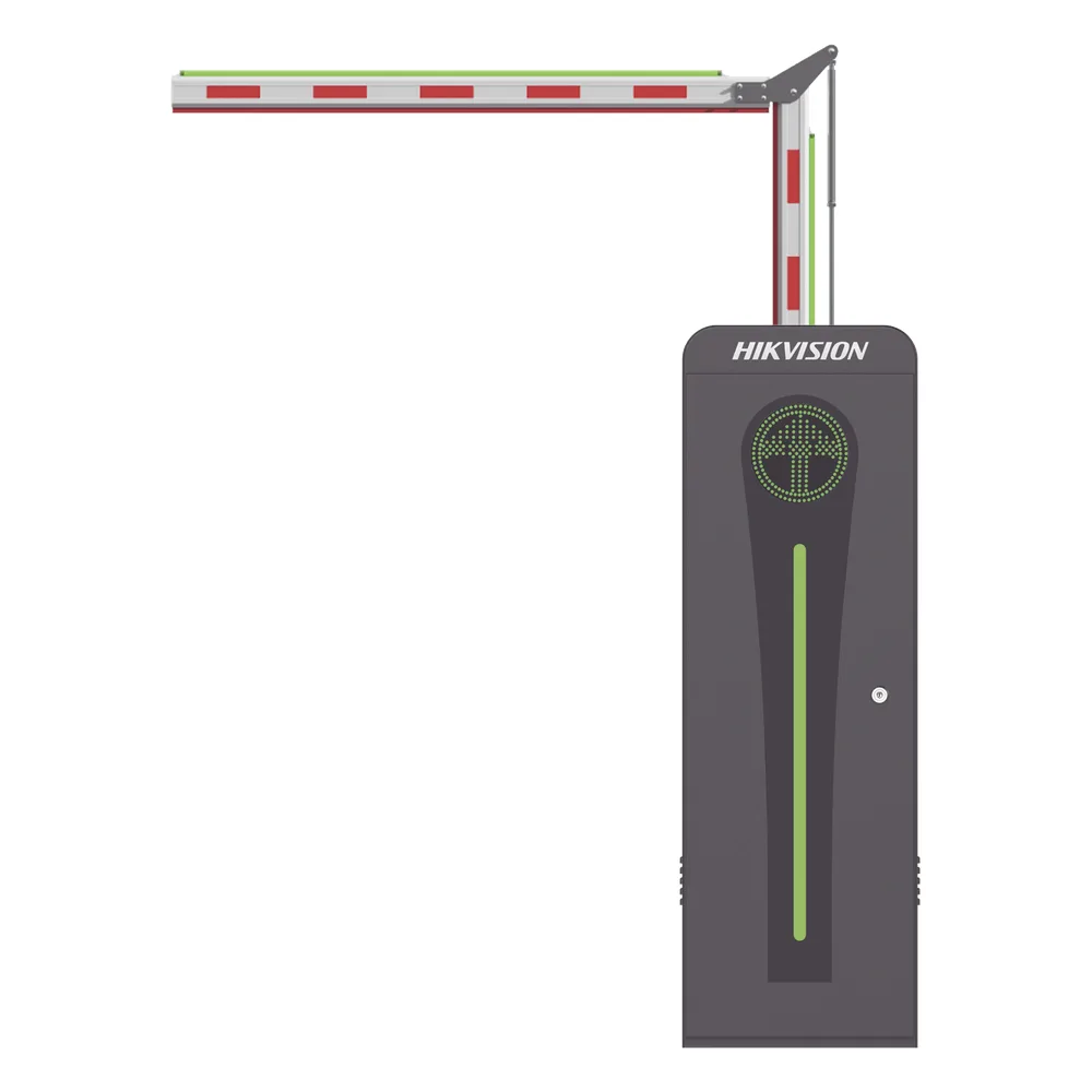 Barrera Vehicular con Brazo Articulado Iluminado Led 3 mts INCLUIDO (1.5 + 1.5) / Izquierda / Alto Desempeño / Brushless / Semáforo Rojo-Verde en Gabinete / Incluye 2 Controles Remotos