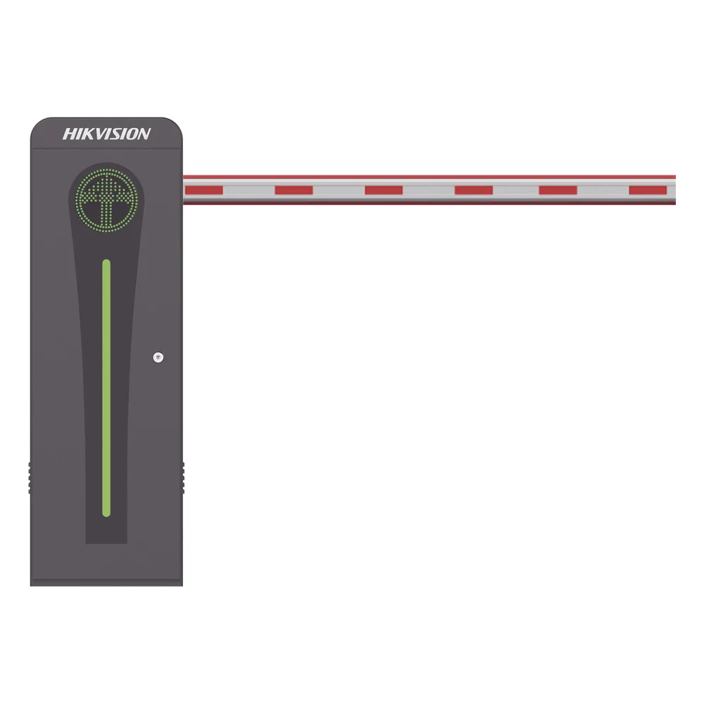Barrera Vehicular con Brazo Iluminado Led 4 mts INCLUIDO / Derecha / Alto Desempeño / Brushless / Semáforo Rojo-Verde en Gabinete / Incluye 2 Controles Remotos