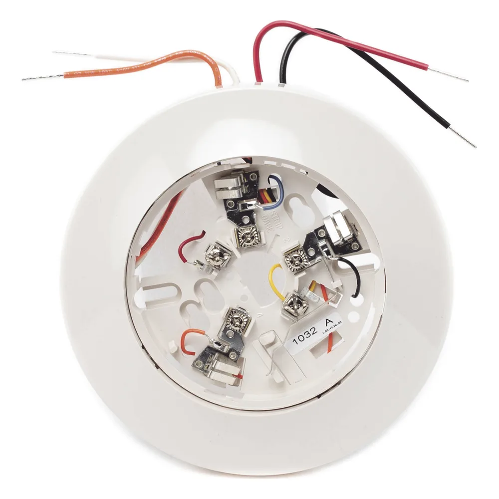 Base enchufable para detectores de humo fotoeléctrico e iónico serie 2151/1151, 4 hilos, con relé auxiliar y salida para anunciador remoto – vista 5