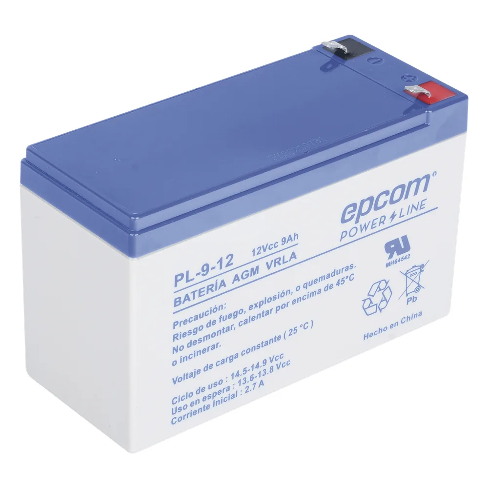 Batería 12 Vcc / 9 Ah / UL / Tecnología AGM-VRLA / Para uso en equipo electrónico Alarmas de intrusión / Incendio/ Control de acceso / Video Vigilancia / Terminales F1 / Cargador recomendado CHR-80. – vista 3