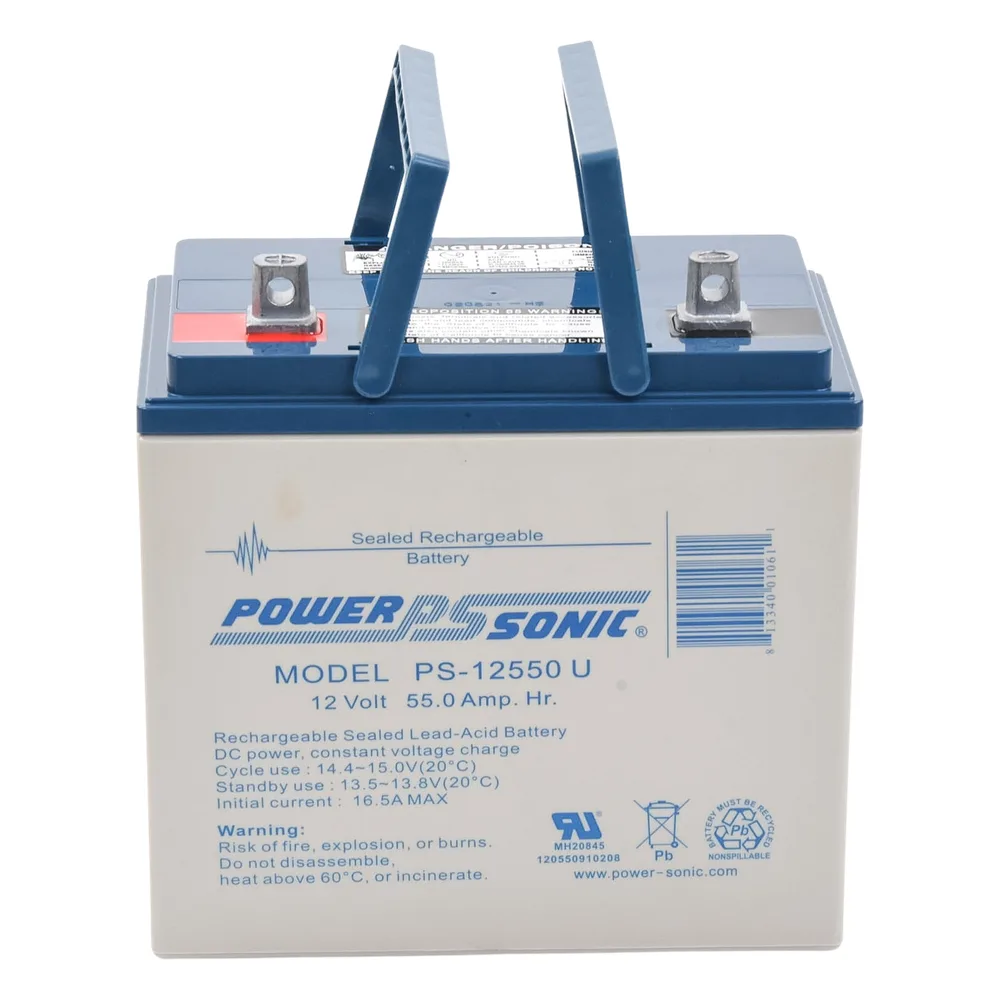 Batería 12V, 55AH, Para Respaldo, Tecnologías AGM/VRLA, 5 Años Vida Útil, Terminales U, Reconocida UL – vista 4