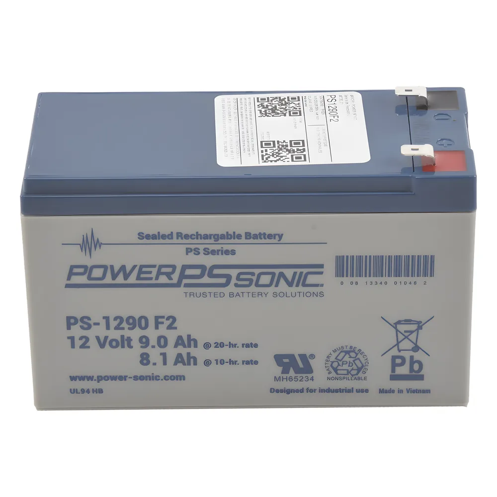 Batería 12V, 9AH, Para Respaldo, Tecnologías AGM/VRLA, 5 Años Vida Útil, Terminales F2, Reconocida UL