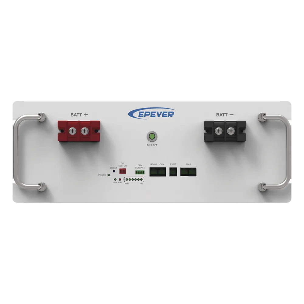 Batería de Litio LiFePO4 51.2Vcc, 5.12Kwh, Rack 4UR para Montaje en Rack, – vista 4