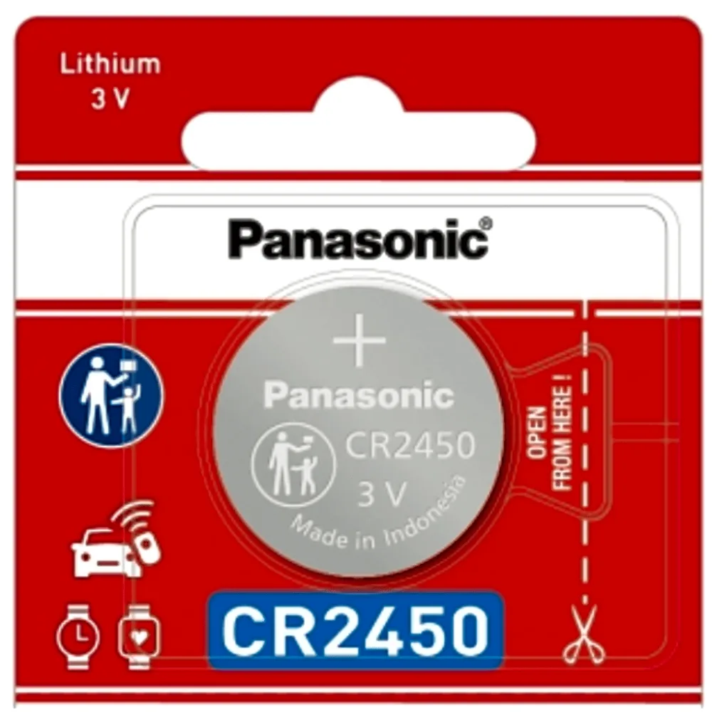 Batería de Litio tipo Moneda 3V / CR2450/ Tira c/5pz  (No recargable) – vista 2