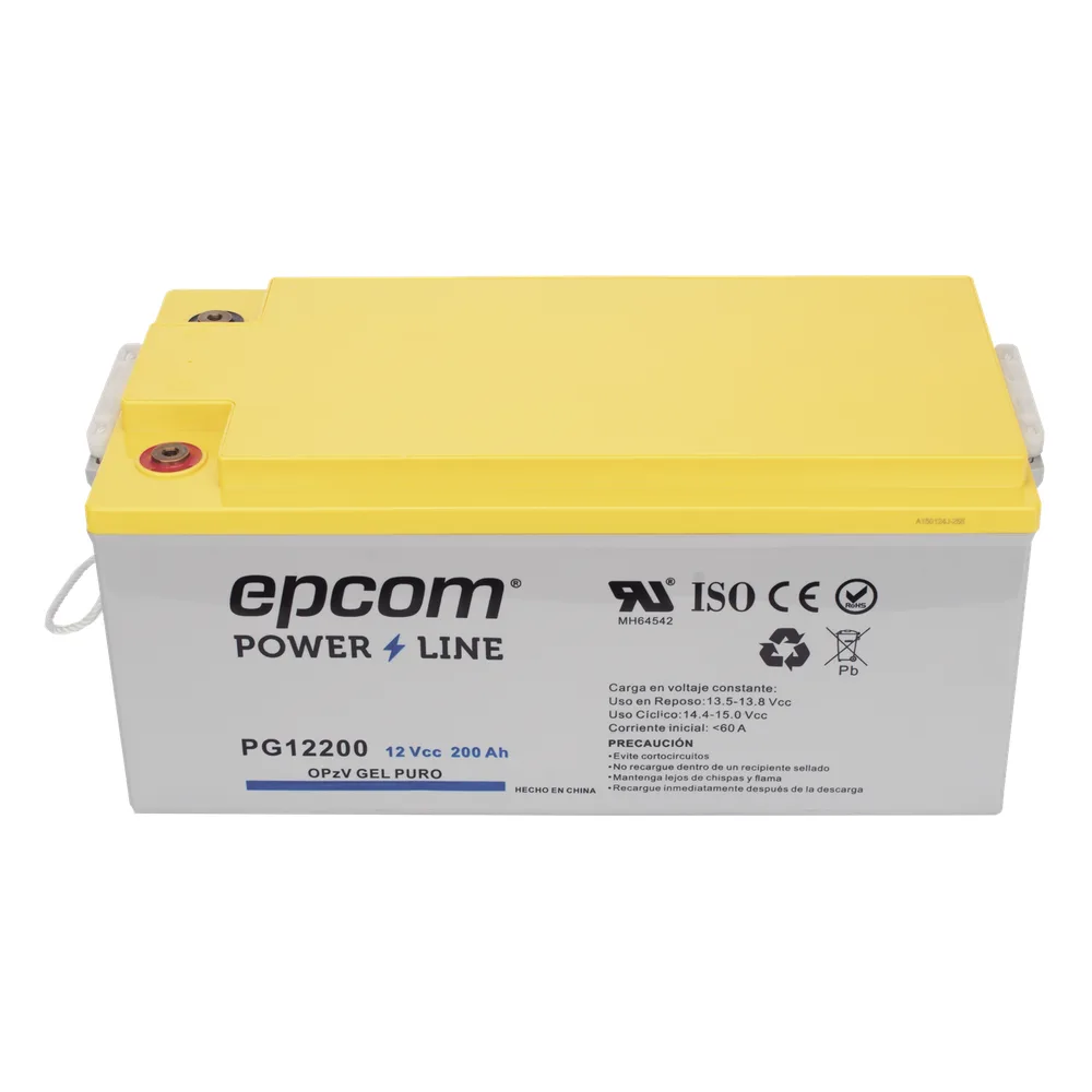 Batería GEL Puro OPzV Ciclo Profundo / 12 Vcc / 200 Ah / Aplicaciones Fotovoltaicas y de Respaldo – vista 4