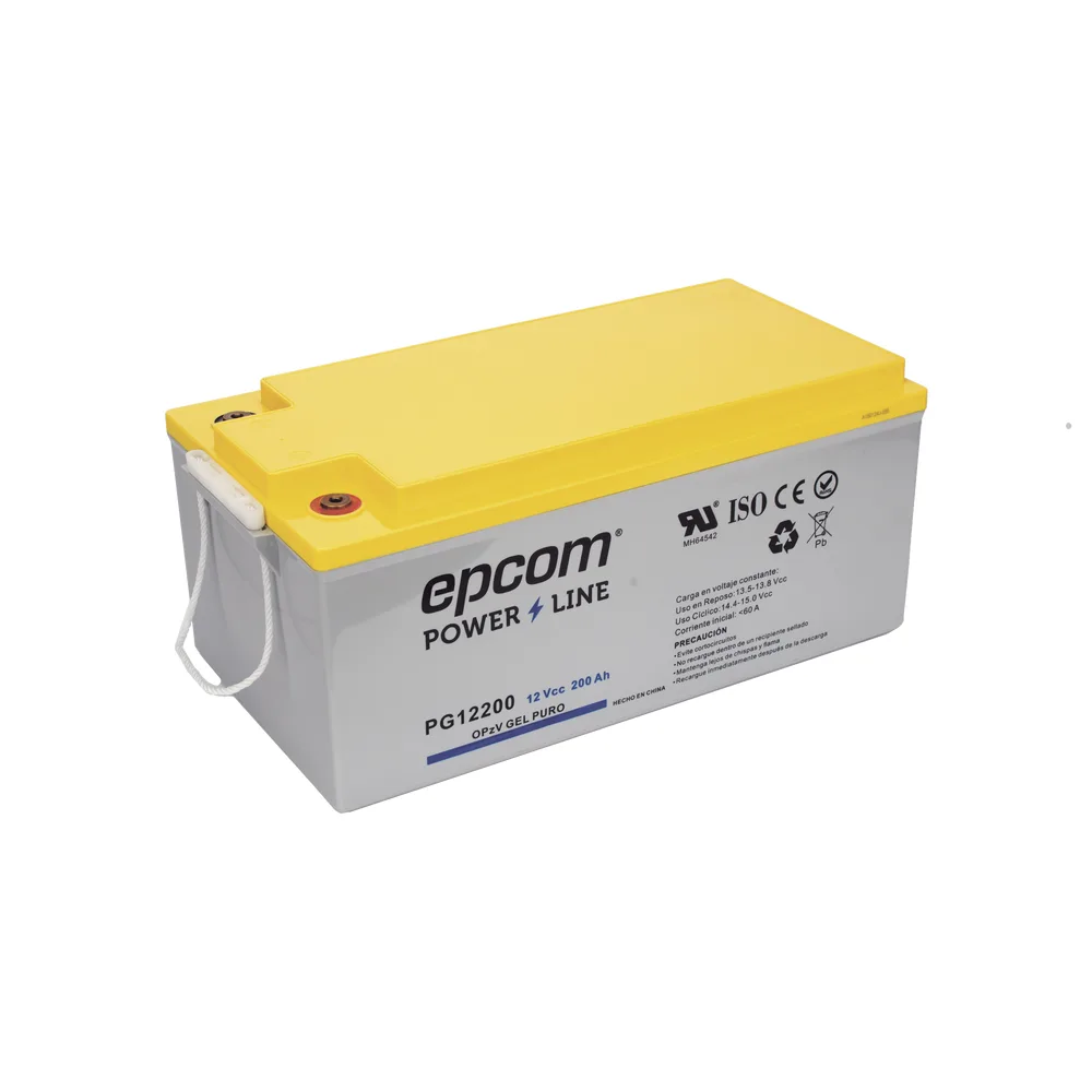 Batería GEL Puro OPzV Ciclo Profundo / 12 Vcc / 200 Ah / Aplicaciones Fotovoltaicas y de Respaldo – vista 7