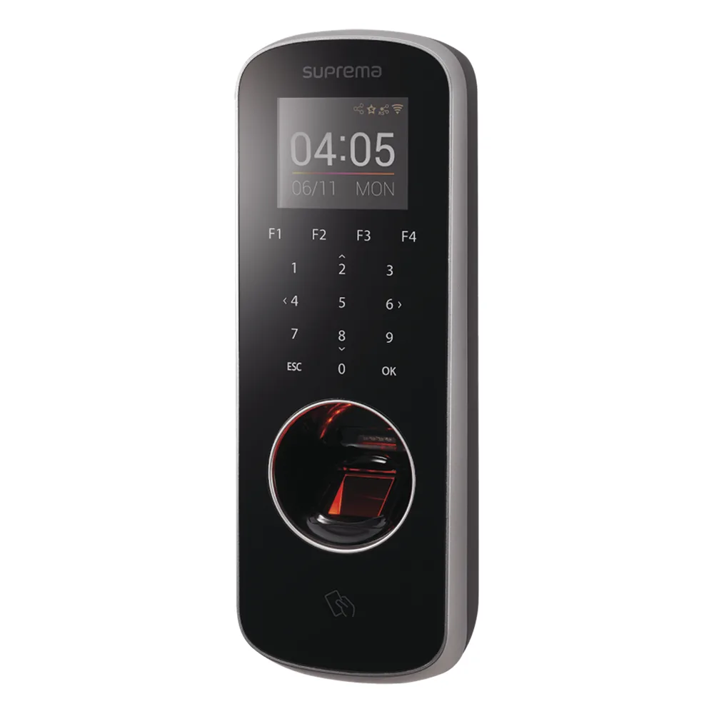 BioStation L2 Lector de Huella Delgado / Teclado Touch / Pantalla LCD 2" / Detección de Dedo Vivo / Lector 125kHz EM