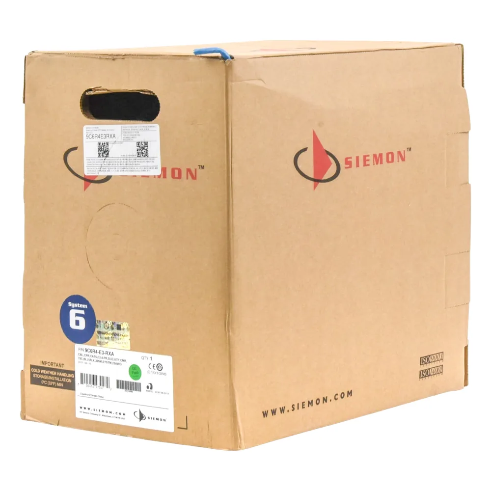 Bobina de Cable UTP Cat6, 23 AWG de 4 Pares, Alto Desempeño, PVC (CMR), 305 Metros (1000 Pies) Reelex (Color: Azul) – vista 6