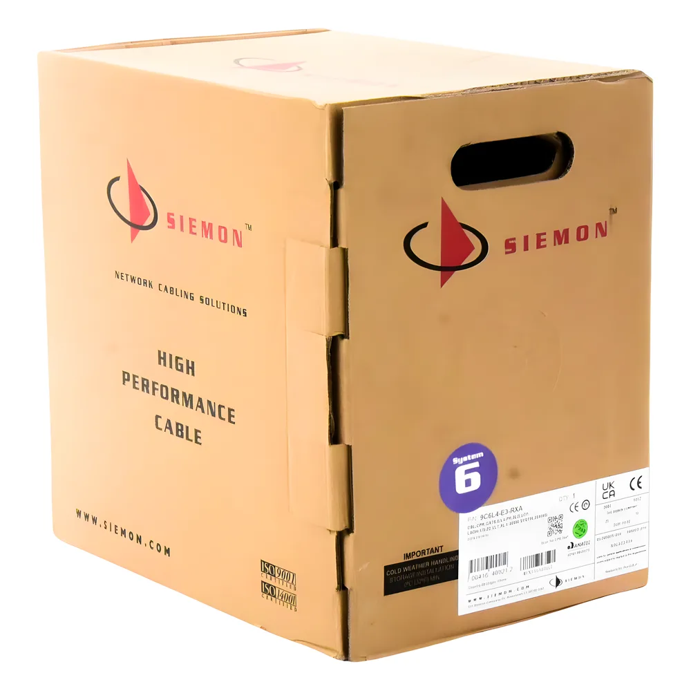 Bobina de Cable UTP Reelex, de 4 Pares, Alto Desempeño Cat6, LS0H (Bajo Humo, Cero Halógenos), Color Violeta, 23 AWG, 305 Metros (1000 Pies) – vista 5