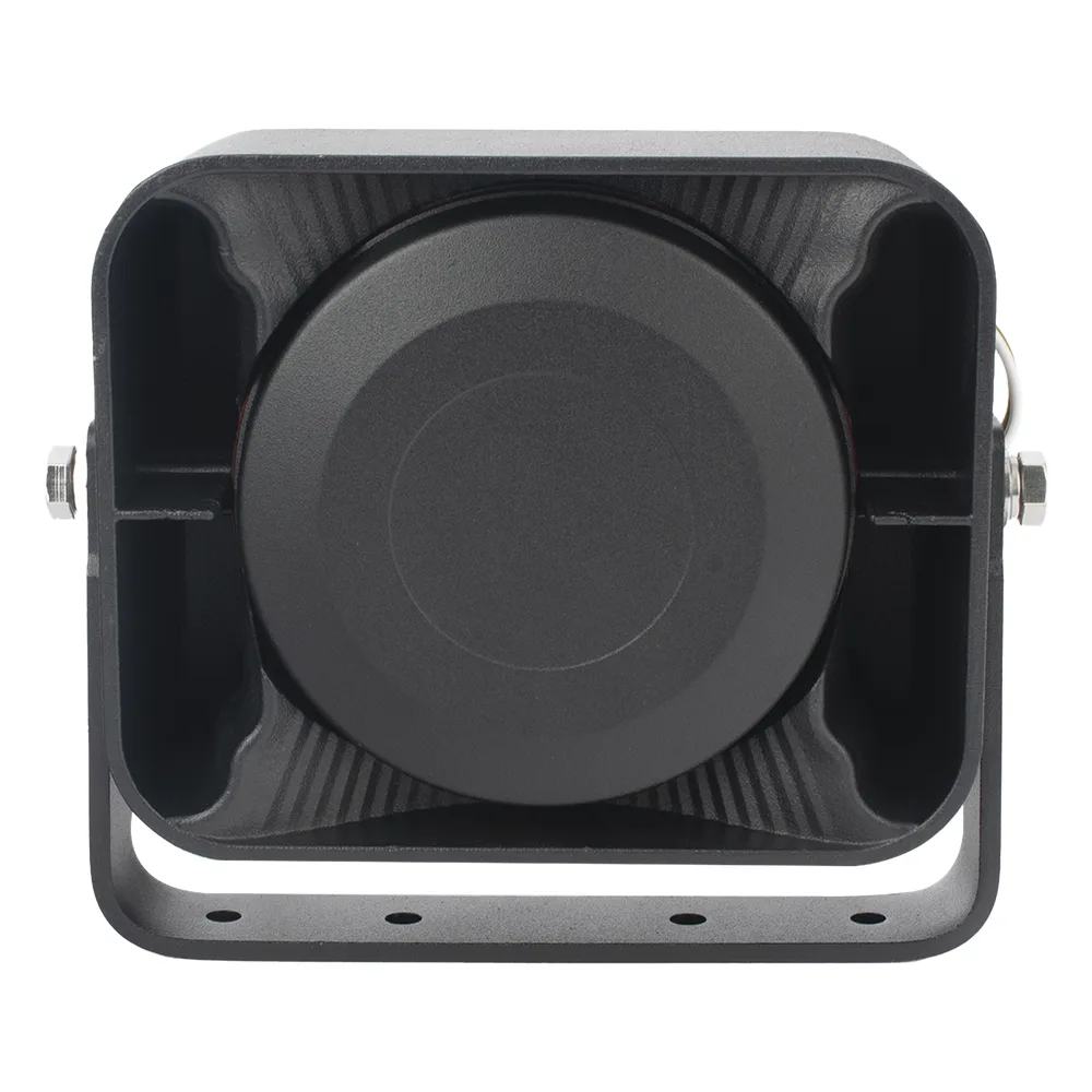 Bocina Compacta de Uso Rudo, 100 Watts de Potencia, Ideal para Vehículos de Encubierto, 8 Ohms de Impedancia