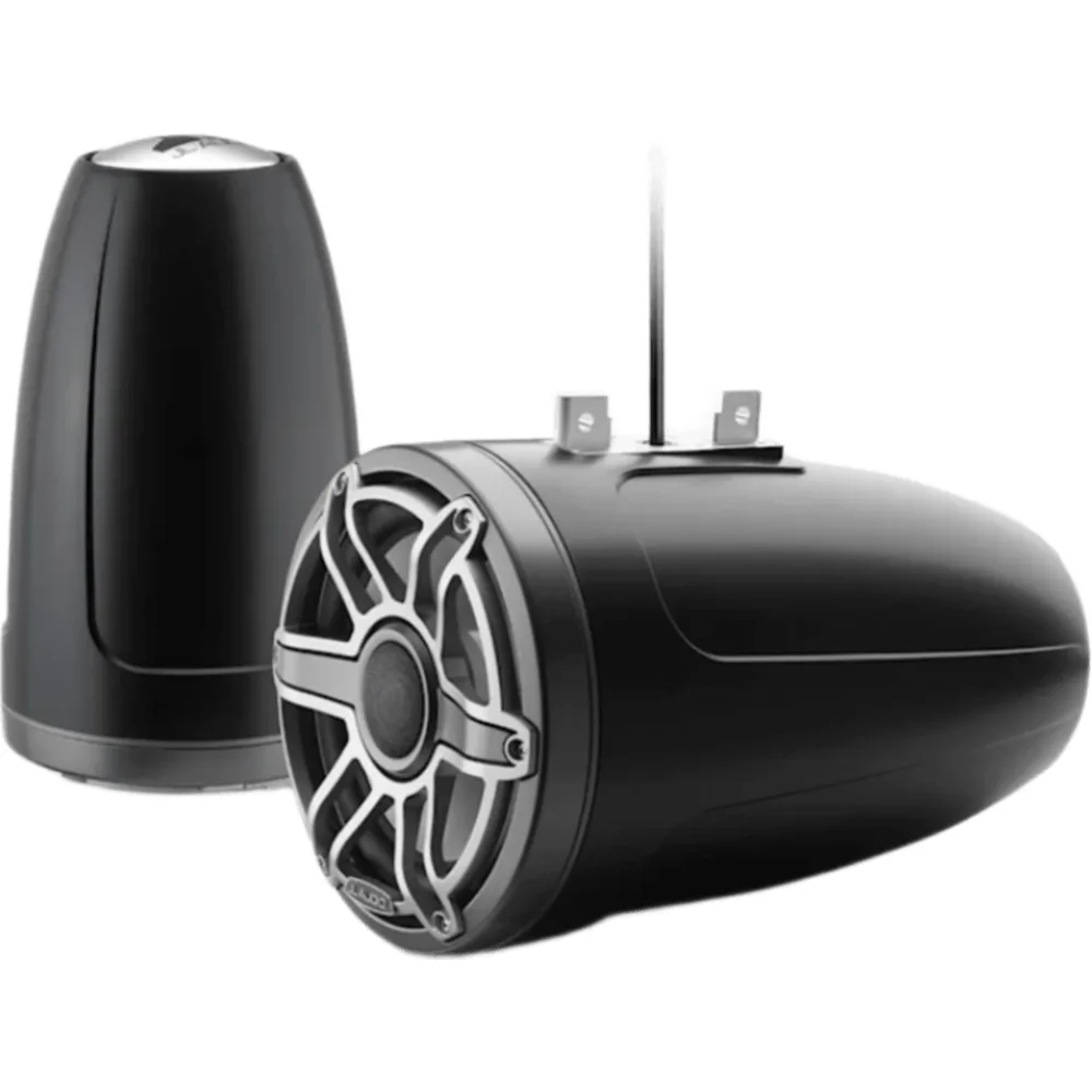 Bocinas Cerradas para Torre / 8.8" (224 mm) / Coaxial Cerrado / Acabado Titanio / Rejilla Deportiva de Titanio / RMS 125 W / Sensibilidad 90.5 dB / Respuesta 38 Hz-20 kHz / Impedancia 4 &Omega; / Amplificador Recomendado 50-250 W por Canal / Cono de