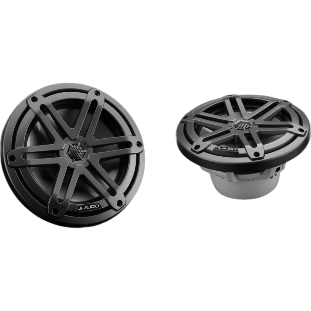 Bocinas Náuticas Coaxiales / 7.7" / 70 W RMS / 90.5 dB / 45 Hz - 25 kHz / 4 Ω / Rejilla Deportiva Gris