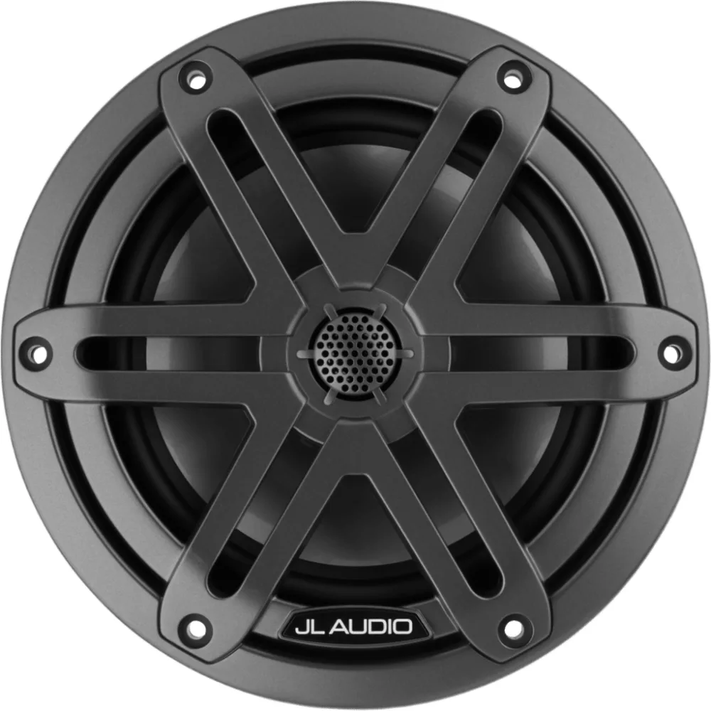 Bocinas Náuticas JL Audio M3 / 6.5" Coaxiales / 60 W RMS / Tweeter Cúpula Seda 19 mm / LED RGB / Rejilla Deportiva Gris / Marino – vista 2