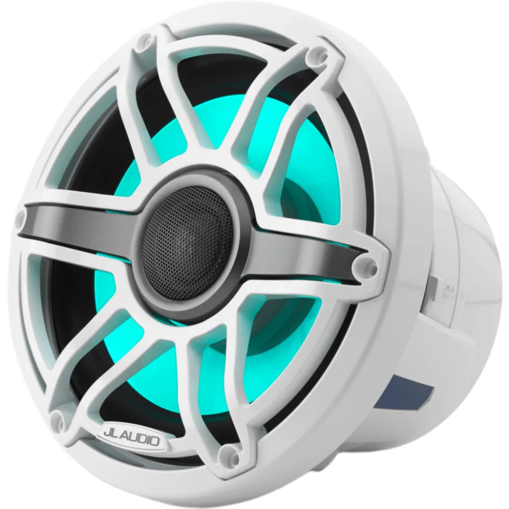 Bocinas Náuticas JL Audio M6 8.8" / Coaxial / LED Transflective / Rejilla Deportiva Blanca / 125 W RMS / 4 &Omega; / Respuesta 38 Hz-20 kHz / Polipropileno Relleno de Mica – vista 3