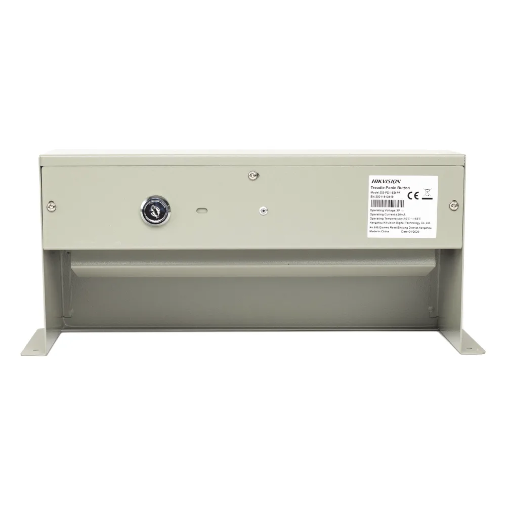 Botón de Pánico Tipo Pedal / Construcción Metálica / Contacto NO/NC / 333 x 88 x 145 mm / Para Paneles AX Hybrid PRO – vista 2