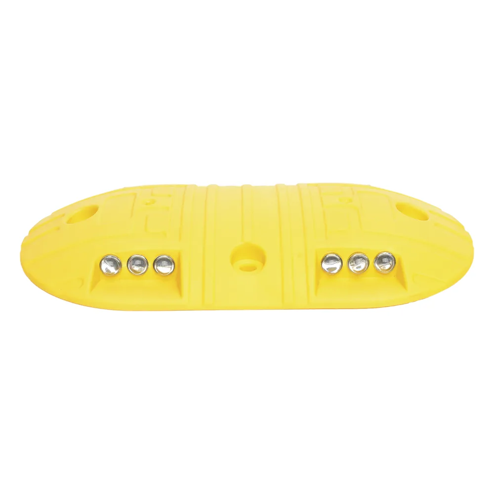 Boya D / Plastico Duradero / Amarilla / 4 Orificios / LEDS REFLEJANTES / 20 Toneladas. – vista 2