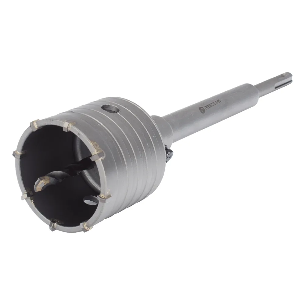 Broca Pasamuros SDS, Sacabocado para Concreto de 65mm con Extensión de 220mm – vista 4