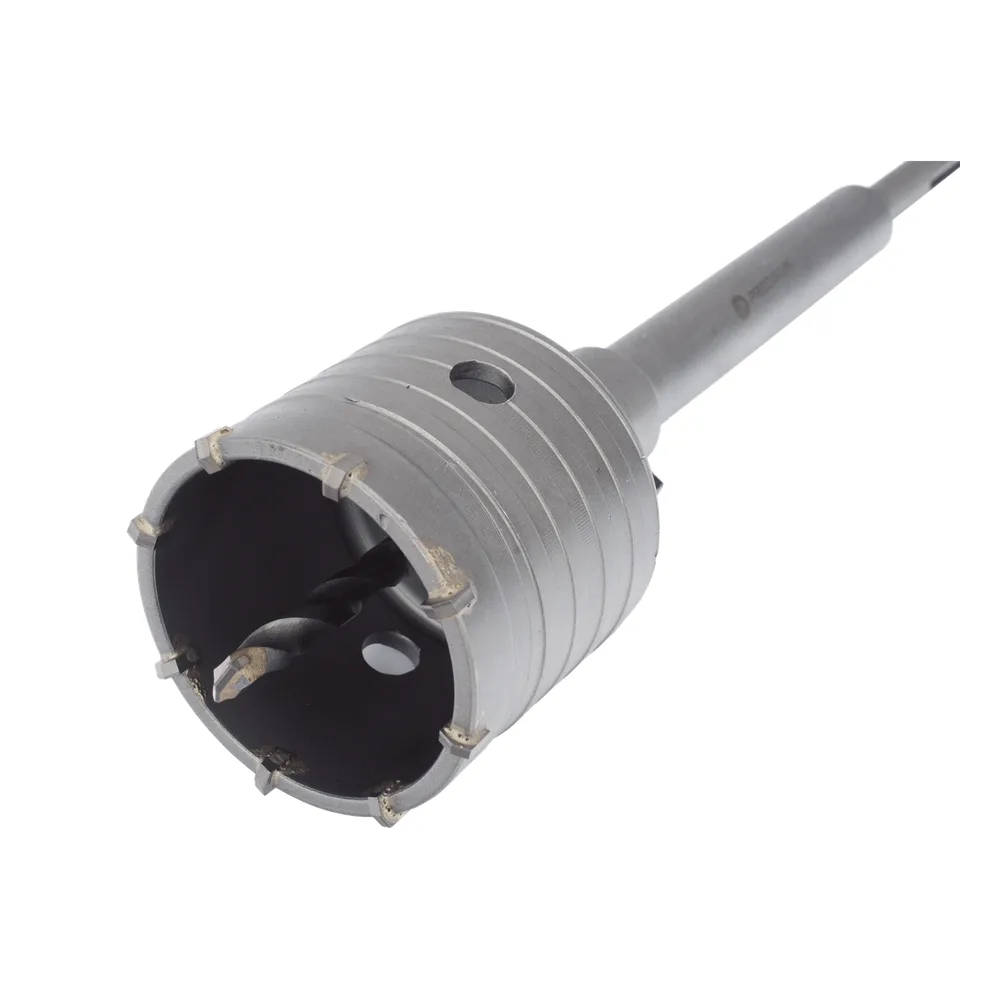 Broca Pasamuros SDS, Sacabocado para Concreto de 65mm con Extensión de 220mm – vista 5
