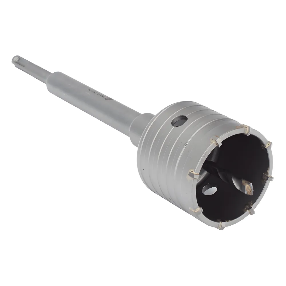 Broca Pasamuros SDS, Sacabocado para Concreto de 65mm con Extensión de 220mm – vista 8