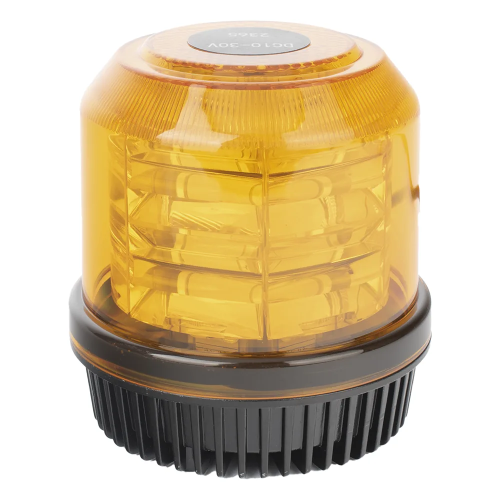 Burbuja brillante de 12 LEDs, color ambar, montaje fijo – vista 2