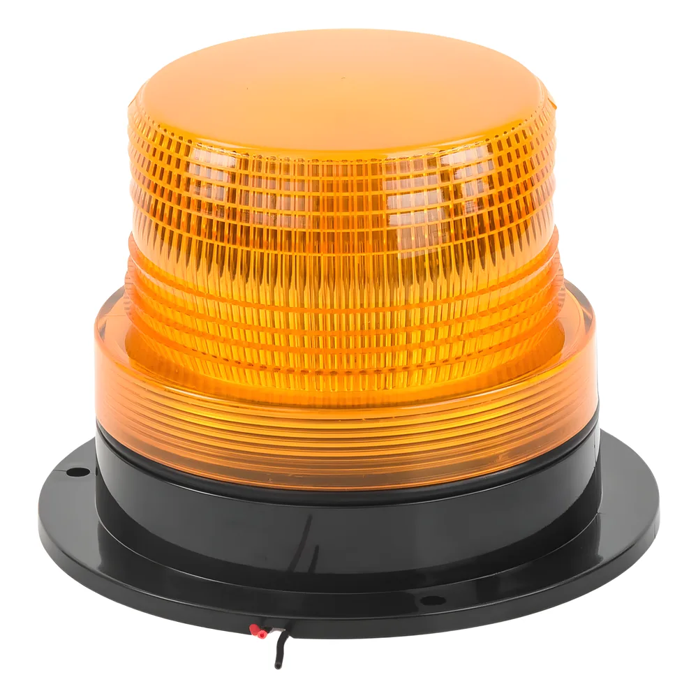 Burbuja brillante  de Larga Vida Útil con 8 LEDs, color ámbar, domo ámbar, 12Vcd – vista 4