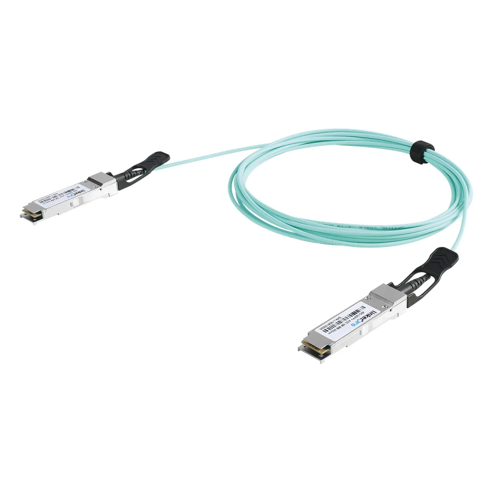 Cable AOC QSFP+ de 40 Gbps a 40 Gbps / Cable de fibra óptica Activo / Longitud: 1 metro