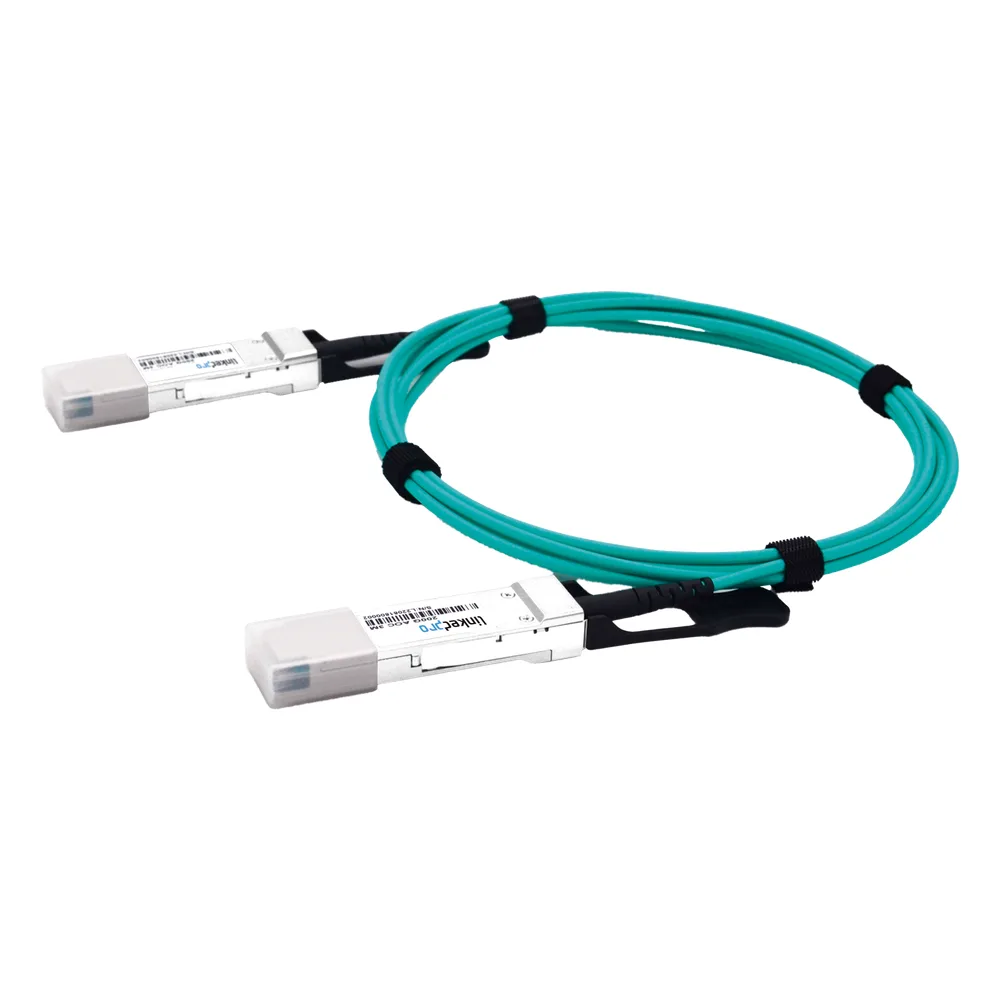 Cable AOC QSFP56 de 200 Gbps a 200 Gbps / Cable de fibra óptica Activo / Longitud: 1 metro