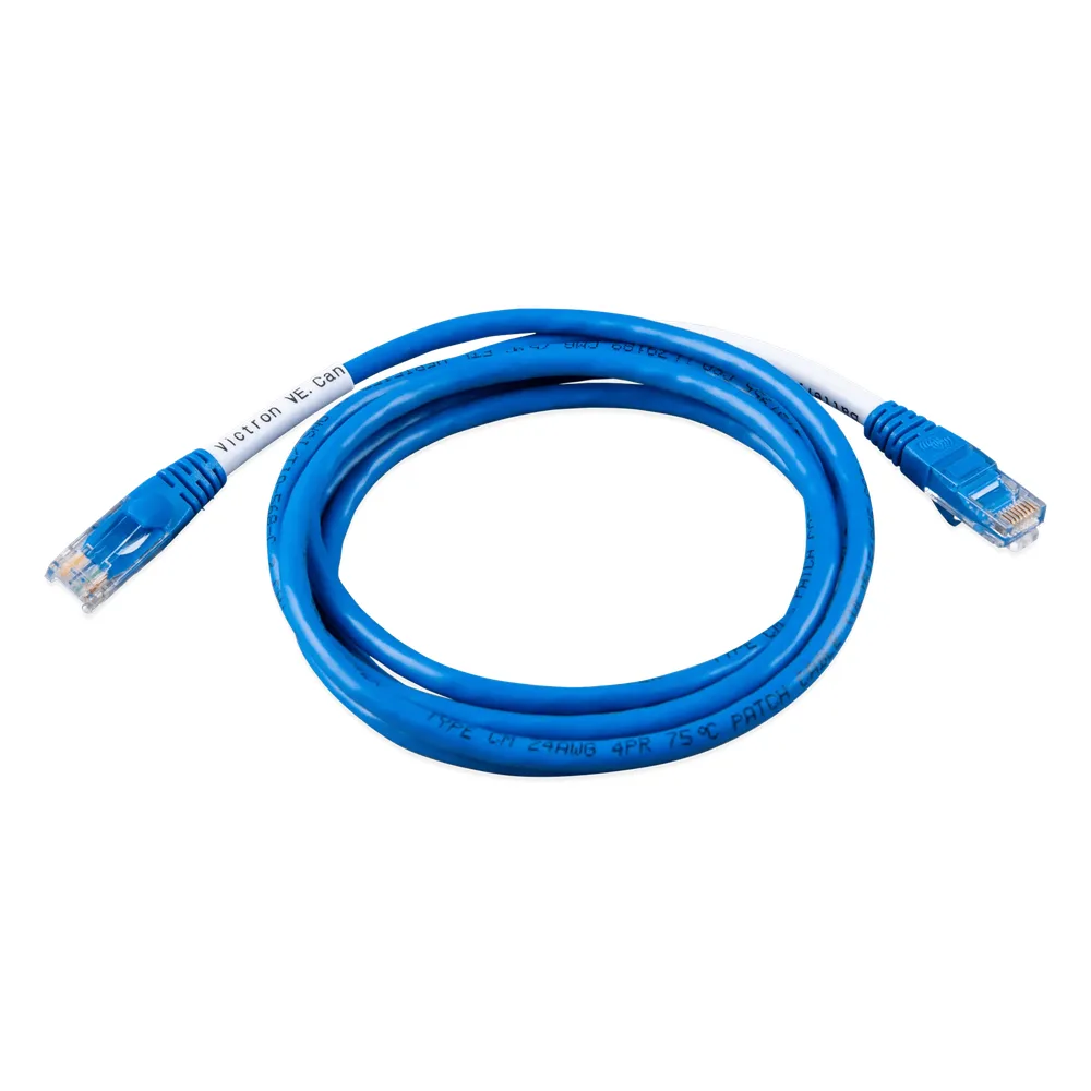 Cable Comunicación VE.can tipo A de 1.8 m para Programación de Victron con Baterías Pytes
