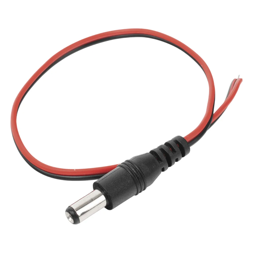 Cable con Conector Macho (Pigtail) / Alimentación para Vcc con Puntas Libres / Polarizado / Largo 22 cm (8.66 Pulgadas) / Calibre 22AWG.