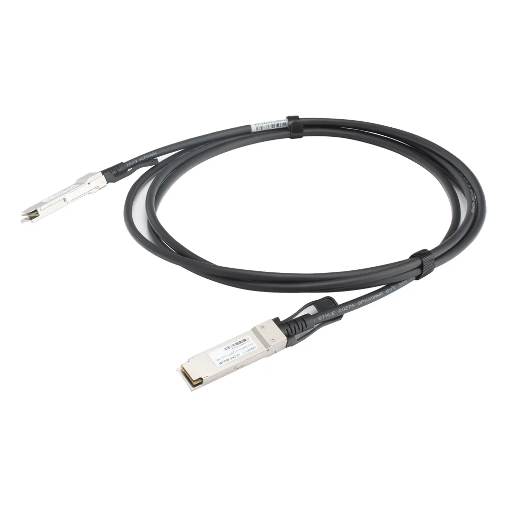 Cable DAC QSFP+ de 40 Gbps a 40 Gbps / Passive Direct Attach Copper Twinax Cable / Longitud: 3 metros