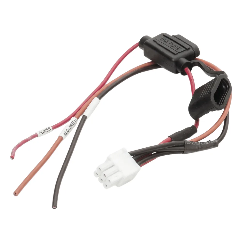 Cable de Alimentación Hikvision / 15 cm (5.9 in) / Suministro de Energía / Accesorios / Tierra / Conectores Estándar