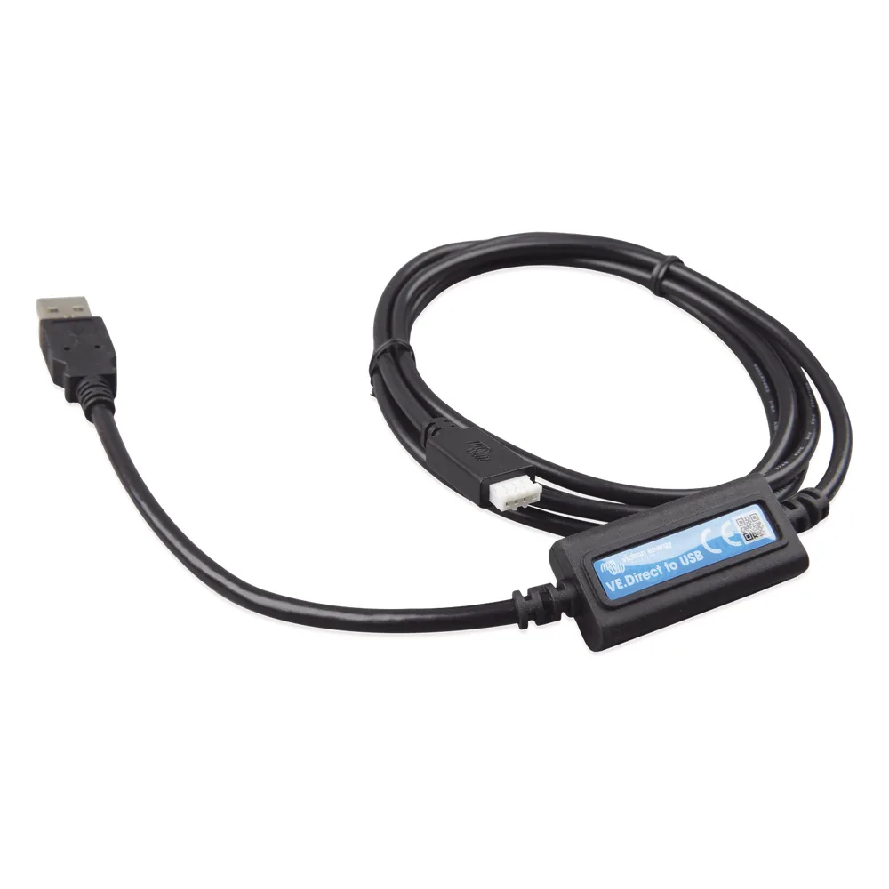 Cable de Comunicación  VE.Direct a USB para controladores Victron