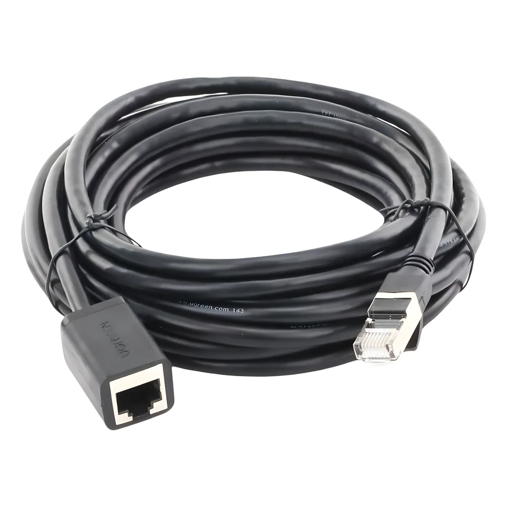 Cable de Extensión Cat6 RJ45 F/UTP / Macho a Hembra / 5 Metros (16.40 Pies) / Método de Conexión 568B / Velocidad de Transmisión 1000Mbps / Ancho de Banda del Canal 250MHz / Caja de Cobre / Negro – vista 2
