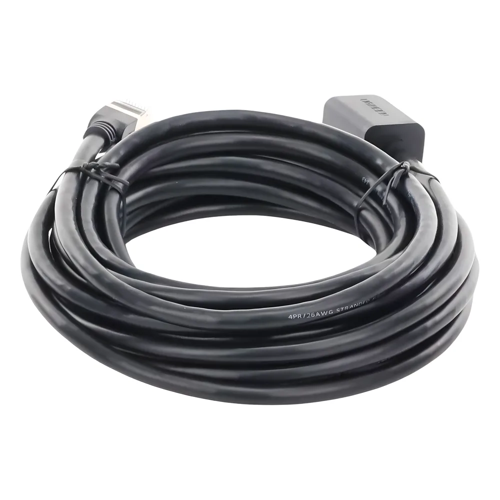 Cable de Extensión Cat6 RJ45 F/UTP / Macho a Hembra / 5 Metros (16.40 Pies) / Método de Conexión 568B / Velocidad de Transmisión 1000Mbps / Ancho de Banda del Canal 250MHz / Caja de Cobre / Negro – vista 4