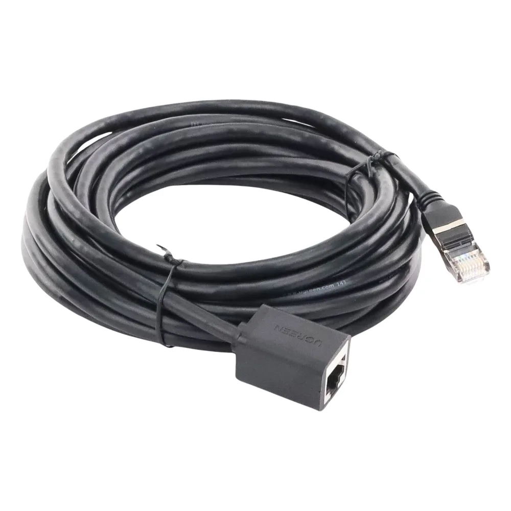 Cable de Extensión Cat6 RJ45 F/UTP / Macho a Hembra / 5 Metros (16.40 Pies) / Método de Conexión 568B / Velocidad de Transmisión 1000Mbps / Ancho de Banda del Canal 250MHz / Caja de Cobre / Negro – vista 5