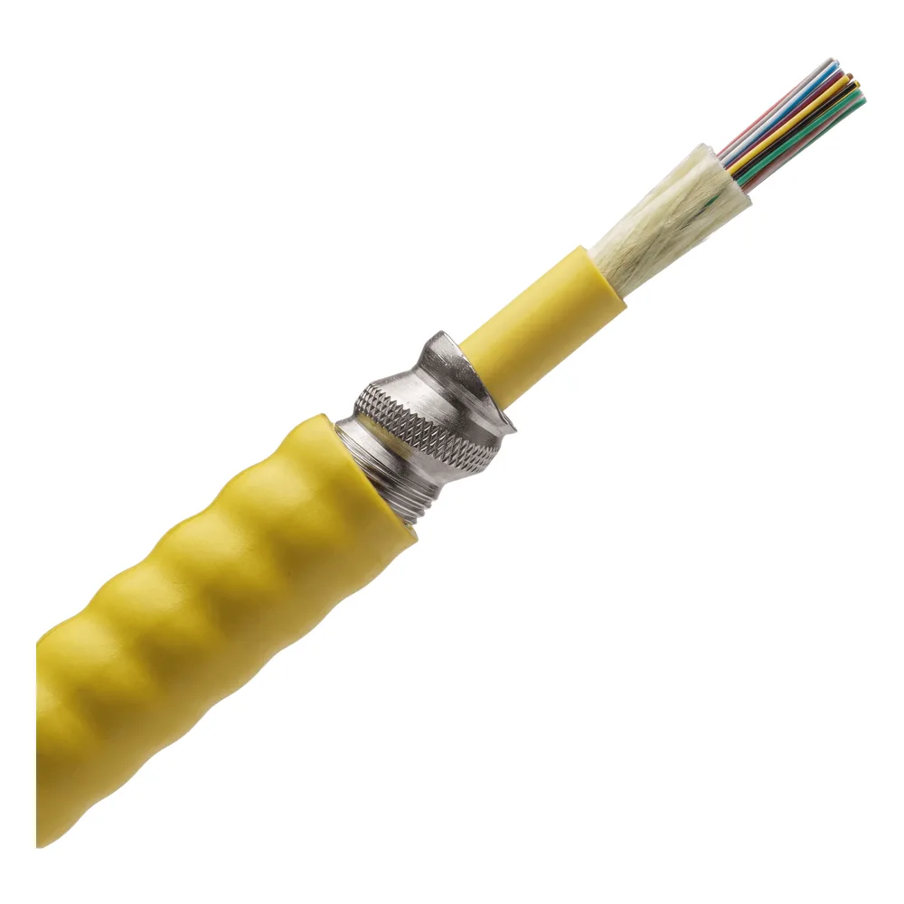 Cable de Fibra Óptica de 12 Hilos, Monomodo OS2, Interior, Armada, Tight Buffered 900um, OFCR (Riser), Precio Por Metro