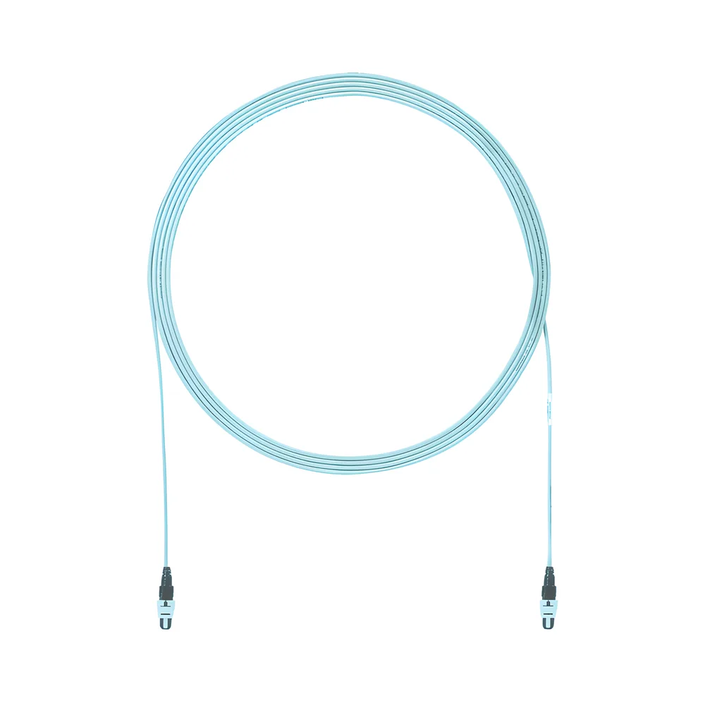 Cable de Interconexión de 12 Fibra Ópticas Multimodo OM4, Con Conector Pan-MPO Hembra - Hembra, Polaridad A, LSZH, de 20 Metros (65.62 Pies)