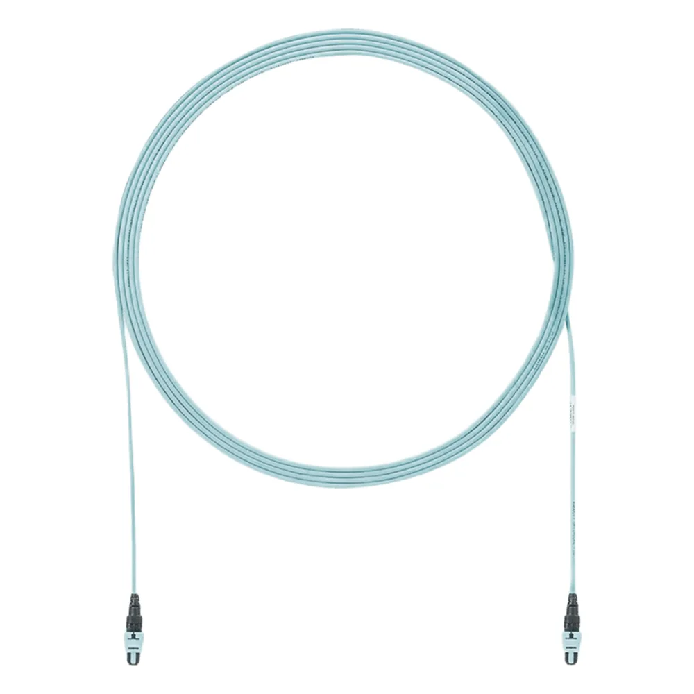 Cable de Interconexión de 12 Fibras Ópticas Multimodo OM4, de PanMPO Hembra a PanMPO Hembra, Polaridad A, LSZH, de 1.5 Metros (4.92 Pies)
