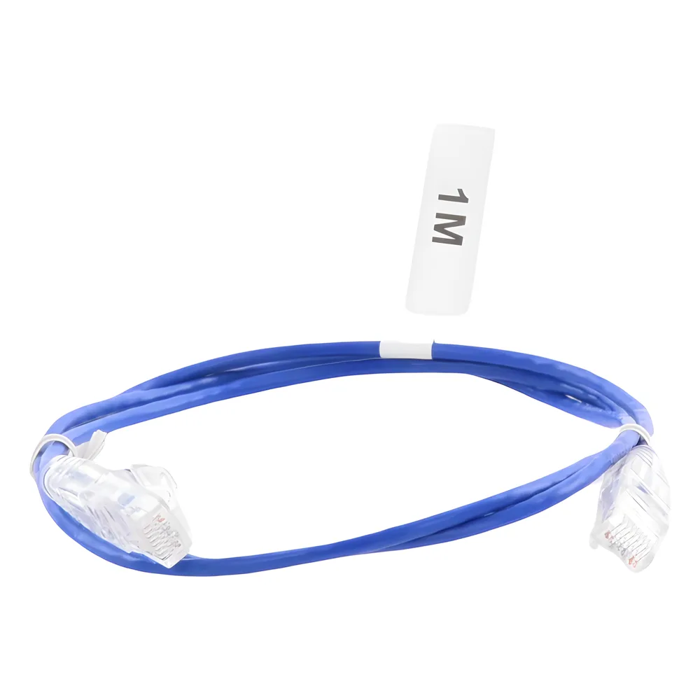Cable de Parcheo Slim UTP Cat6 - 1 Metro (3.28 Pies), Azul, Diámetro Reducido (28 AWG) – vista 3