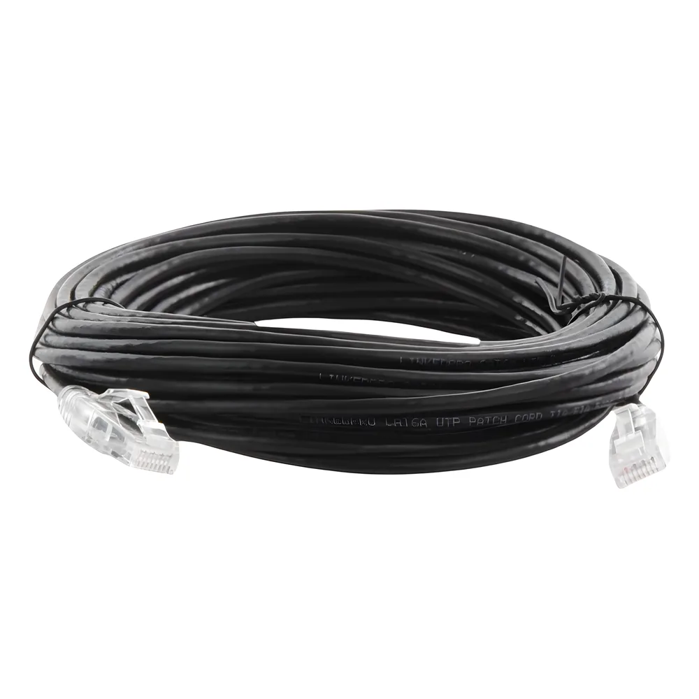 Cable de Parcheo Slim UTP Cat6A - 10 Metros (32.81 Pies) Negro, Diámetro Reducido (28 AWG) – vista 3